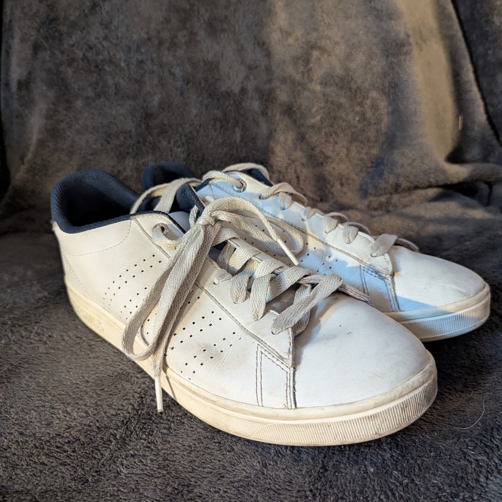 K-Swiss White and Gray Men's Sneakers